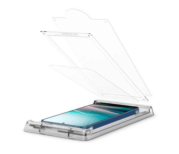 SPIGEN Elite Shield ”Ez Fit” do Samsung Galaxy S25+ Clear AFL09087 - 1313170 - zdjęcie 3